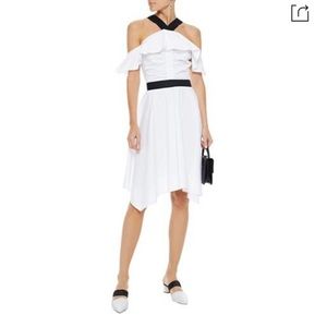 DEREK LAM 10 CROSBY Knee-length Dress in White